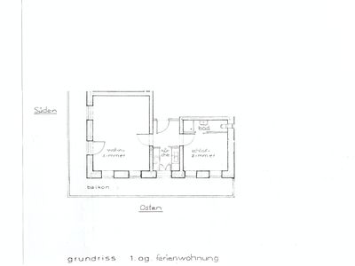 Grundriss Ferienwohnung