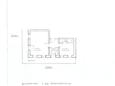 Grundriss Ferienwohnung