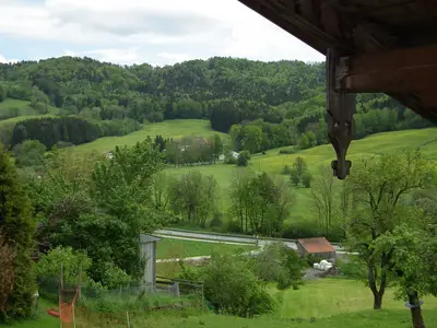 Blick vom Balkon