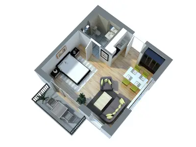 Ferienwohnung für 2 Personen (34 m²) in Berlin 3/8