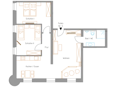 Ferienwohnung für 5 Personen (85 m²) in Bernau am Chiemsee 8/8