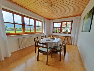 Esszimmer mit herrlichem Ausblick