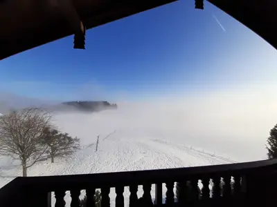 Aussicht vom Balkon