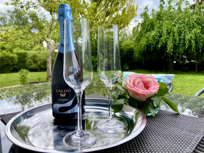 Ruhige Terrasse