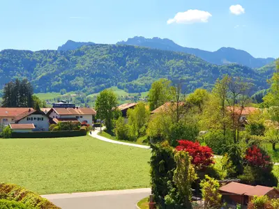 Blick vom Balkon