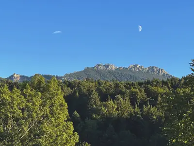 Blick auf die Berge