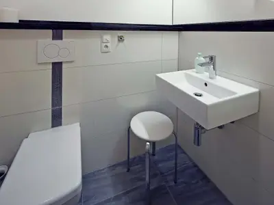 Ferienwohnung Bauernhofstube - Bad