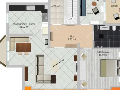 Ferienwohnung für 4 Personen (84 m²) in Bertsdorf-Hörnitz 5/10
