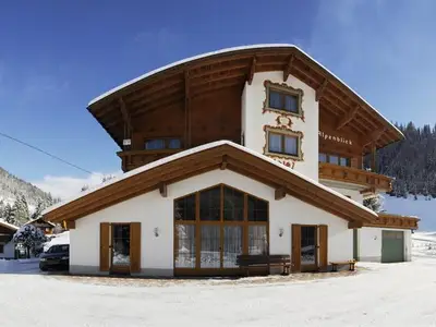 Panoramafoto Haus Alpenblick Winter