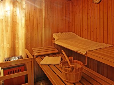 Hauseigene Sauna für 2-4 Pers