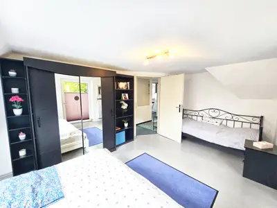 BEDROOM, INSIDE, OUTSIDE