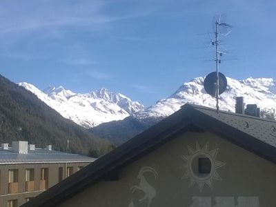 Aussicht auf die Bernina Gruppe