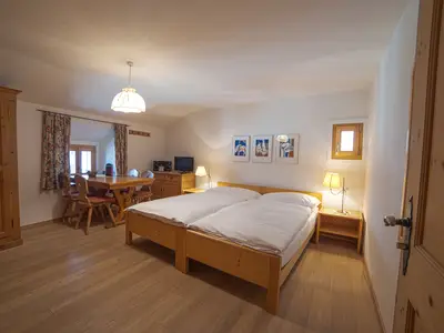 Ganzes Studio Grisch in der Chesa Michel.