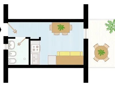 Ferienwohnung für 2 Personen (25 m²) in Bibione 5/10