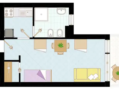 Ferienwohnung für 3 Personen (25 m²) in Bibione 6/10