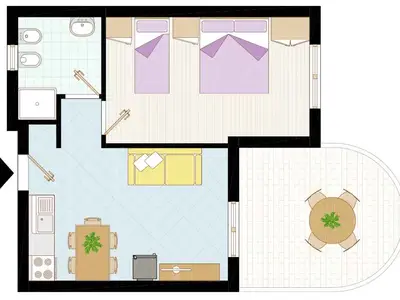 Ferienwohnung für 5 Personen (30 m²) in Bibione 8/10