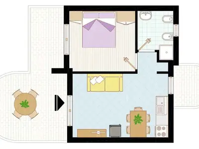 Ferienwohnung für 4 Personen (30 m²) in Bibione 9/10
