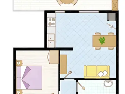 Ferienwohnung für 4 Personen (35 m²) in Bibione 3/10
