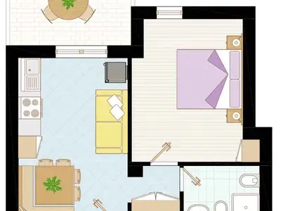 Ferienwohnung für 4 Personen (35 m²) in Bibione 4/10