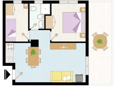 Ferienwohnung für 5 Personen (55 m²) in Bibione 7/10
