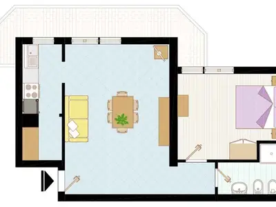 Ferienwohnung für 5 Personen (35 m²) in Bibione 4/10