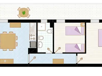 Ferienwohnung für 6 Personen (55 m²) in Bibione 7/10