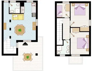 Ferienwohnung für 8 Personen (65 m²) in Bibione 3/10