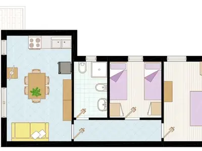 Ferienwohnung für 5 Personen (55 m²) in Bibione 3/10