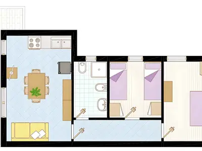 Ferienwohnung für 5 Personen (55 m²) in Bibione 7/10