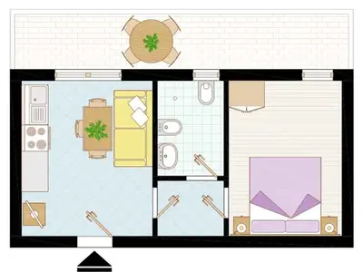 Ferienwohnung für 3 Personen (35 m²) in Bibione 9/10