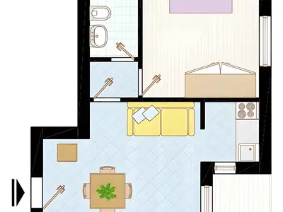 Ferienwohnung für 4 Personen (30 m²) in Bibione 2/10