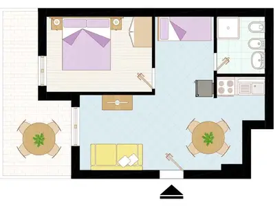 Ferienwohnung für 4 Personen (35 m²) in Bibione 9/10