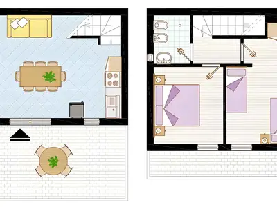 Ferienwohnung für 5 Personen (55 m²) in Bibione 2/10