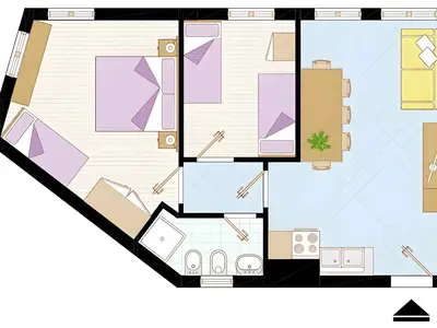 Ferienwohnung für 6 Personen (35 m²) in Bibione 3/10