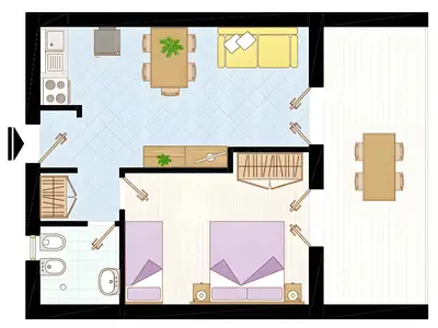 Ferienwohnung für 5 Personen (30 m²) in Bibione 5/10