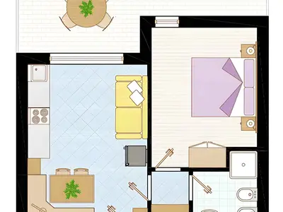 Ferienwohnung für 4 Personen (30 m²) in Bibione 6/10