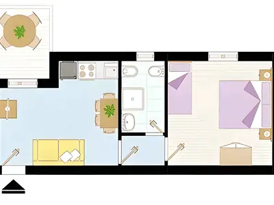 Ferienwohnung für 5 Personen (40 m²) in Bibione 6/10