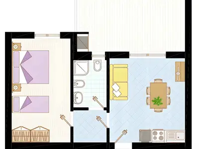 Ferienwohnung für 5 Personen (40 m²) in Bibione 4/10