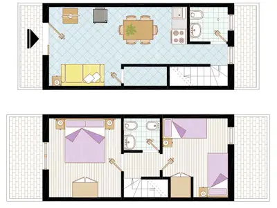 Ferienwohnung für 6 Personen (55 m²) in Bibione 7/10