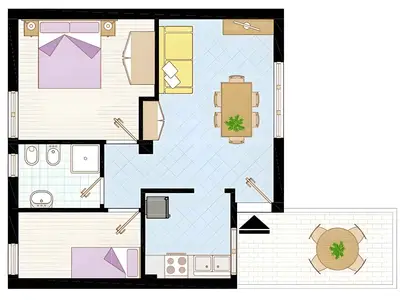 Ferienwohnung für 6 Personen (45 m²) in Bibione 7/10