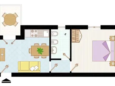 Ferienwohnung für 4 Personen (40 m²) in Bibione 3/10