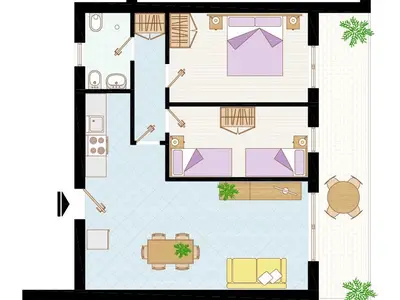 Ferienwohnung für 6 Personen (60 m²) in Bibione 7/10