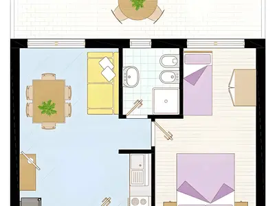 Ferienwohnung für 5 Personen (35 m²) in Bibione 6/10