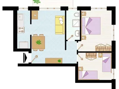 Ferienwohnung für 5 Personen (55 m²) in Bibione 3/10