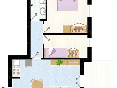 Ferienwohnung für 5 Personen (40 m²) in Bibione 3/10