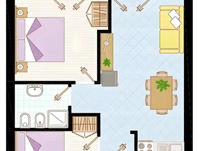 Ferienwohnung für 6 Personen (45 m²) in Bibione 7/10