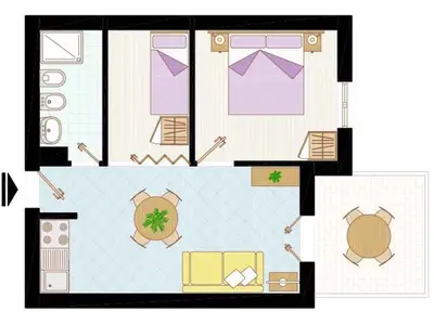 Ferienwohnung für 6 Personen (35 m²) in Bibione 3/10