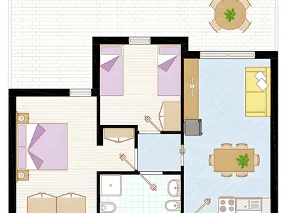 Ferienwohnung für 6 Personen (45 m²) in Bibione 5/10