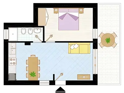 Ferienwohnung für 5 Personen (30 m²) in Bibione 3/10