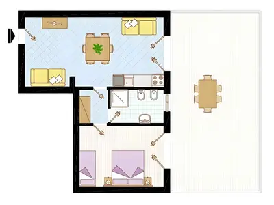 Ferienwohnung für 5 Personen (35 m²) in Bibione 5/10